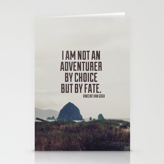 Adventurer by Fate Stationery Cards