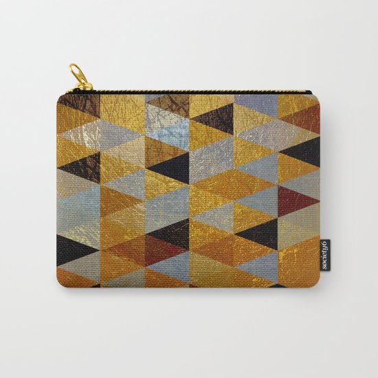 Abstract #382 Copper Foil Carry-All Pouch