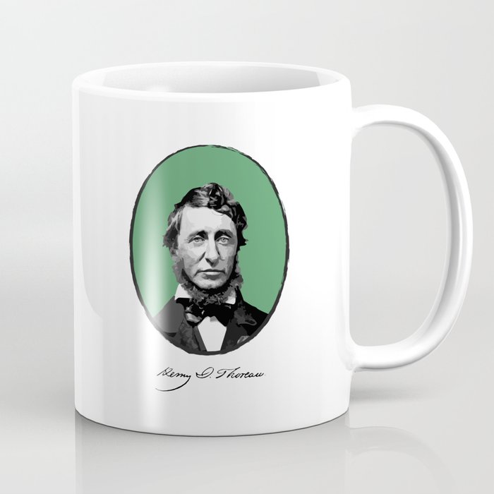 Authors - Henry David Thoreau Coffee Mug
