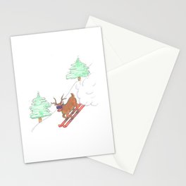 Racing Rudolph Stationery Cards