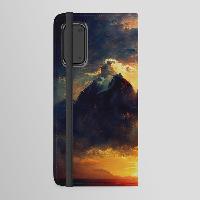 A Cathedral in the clouds Android Wallet Case