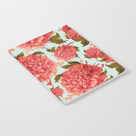A Splash of Peony, A Dash of Color Notebook