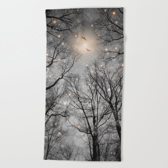 Nature Blazes Before Your Eyes 2 (Ash Embers) Beach Towel