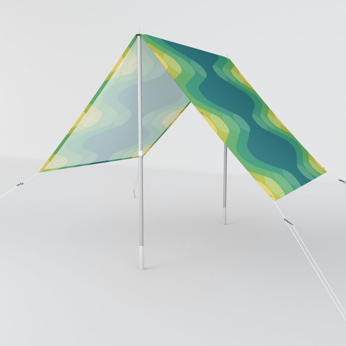 Sonic Wave Pattern 231 Sun Shade