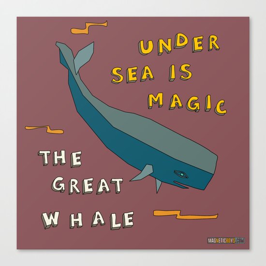 The Great Whale Canvas Print