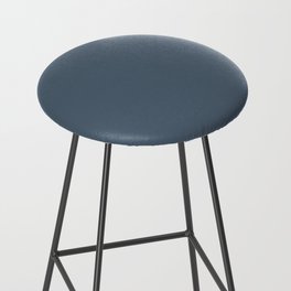 Dark Blue Solid Color Pairs Valspars 2022 Color of the Year Mountain River 4005-6C Bar Stool