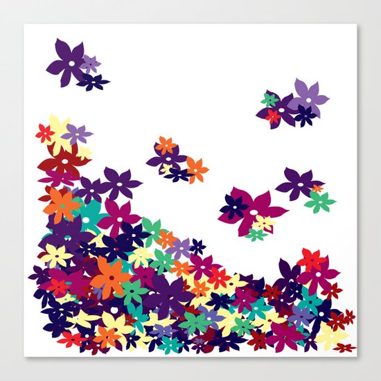Flowered Up Canvas Print