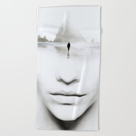 in thoughts Beach Towel