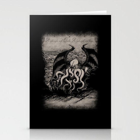The Rise of Great Cthulhu Stationery Cards