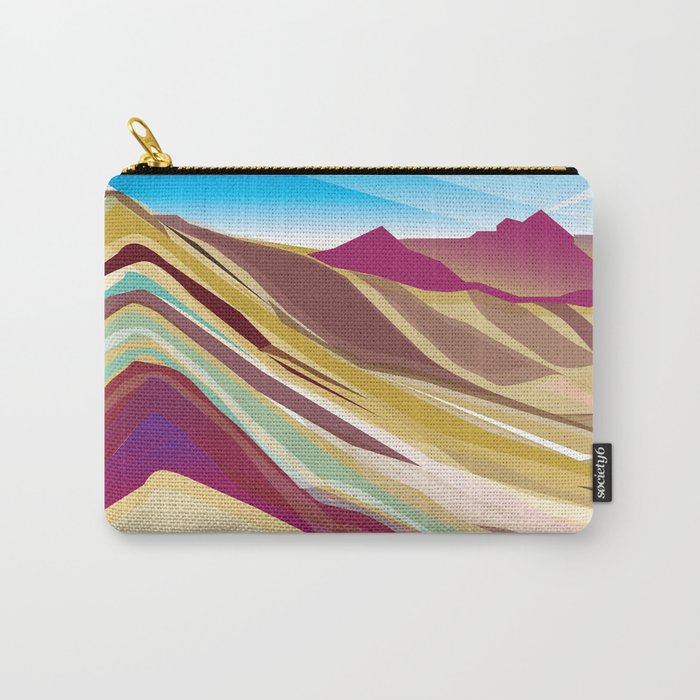 Rainbow Mountain Carry-All Pouch