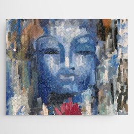 Lord Buddha anstarct painting Jigsaw Puzzle