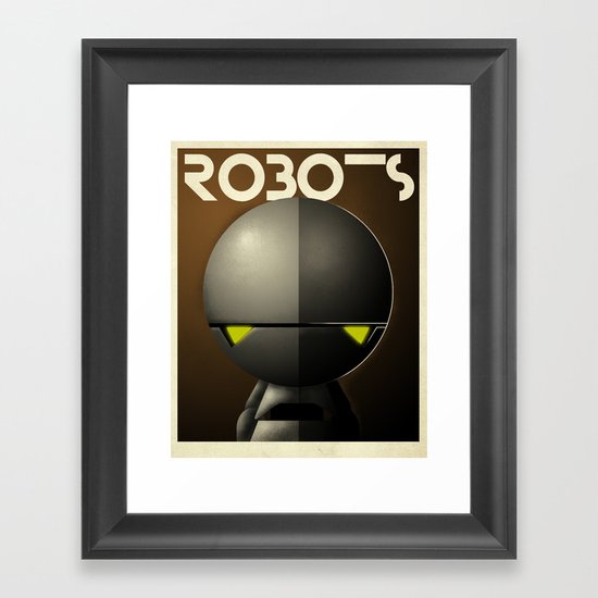 Robots - Marvin Framed Art Print