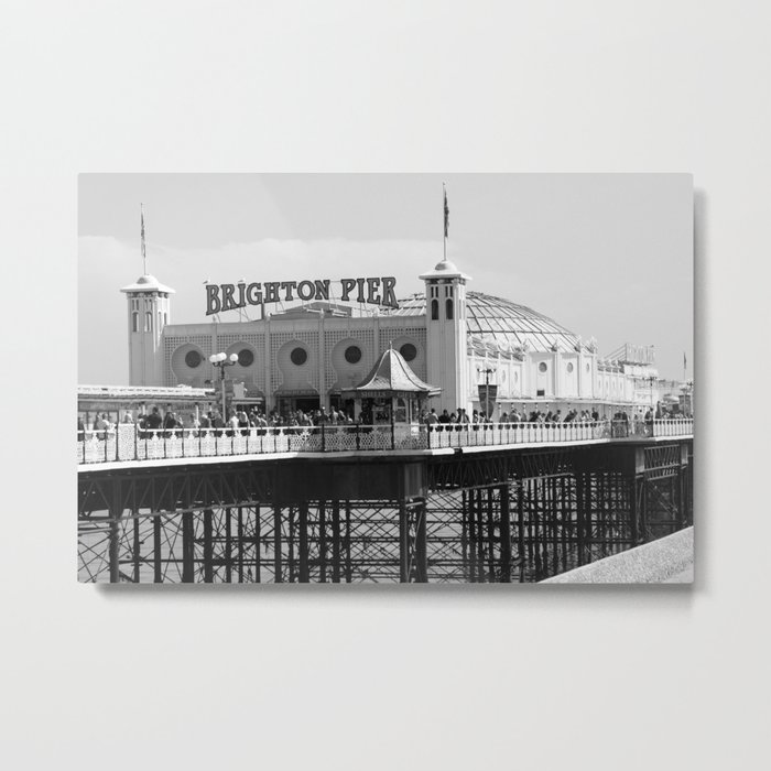 Brighton Pier, England Metal Print