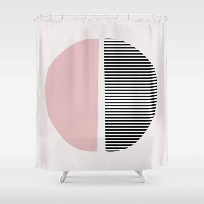 Minimalist Abstract Shower Curtain