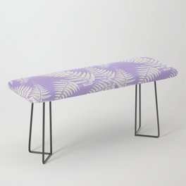 fern lilac forest pattern Bench