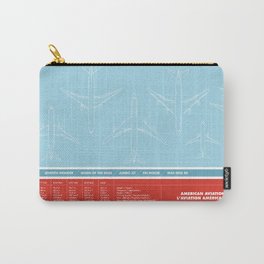America aviation Carry-All Pouch | Travel, 747, Airport, Luxury, Plan, Sci-Fi, Graphic Design, Sports, Blueprint, Space 