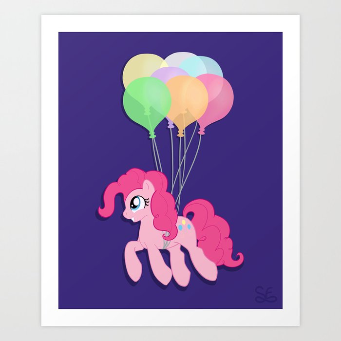 Pinkie Pie Party Art Print