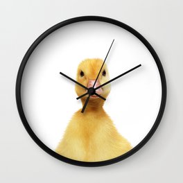 duckling isolated  Wall Clock
