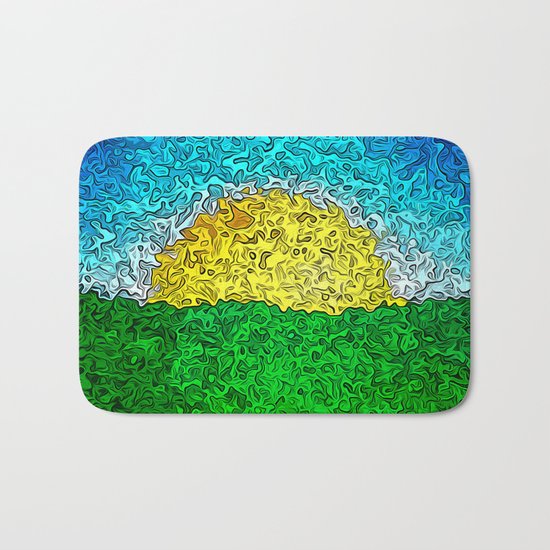 Setting Sun Bath Mat