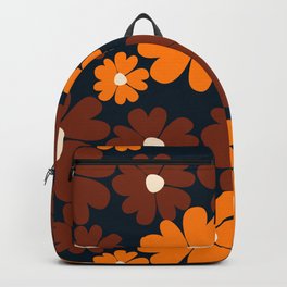 Colored flowers pattern Backpack