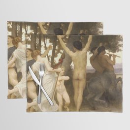 Feast of Bacchus by William Adolphe Bouguereau Placemat