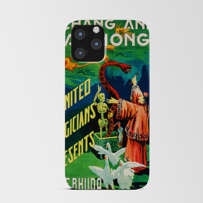 Vintage Fak Hong magic poster iPhone Card Case