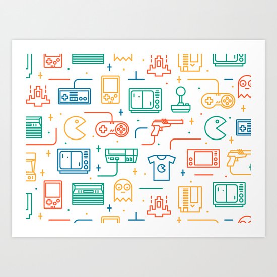 Pac Man Art Print