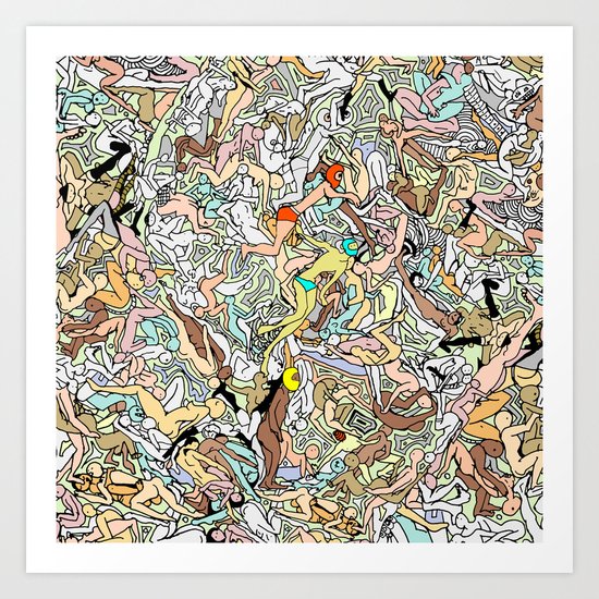 Martians Invasion Art Print