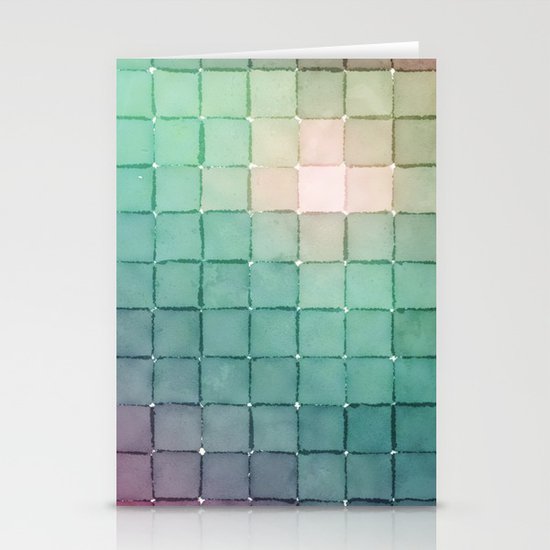 Polaroid Pixels VIII (Glow) Stationery Cards