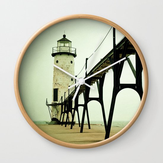 Manistee Light Wall Clock