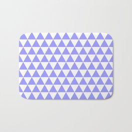 Periwinkle Collection - triangles 1 Bath Mat