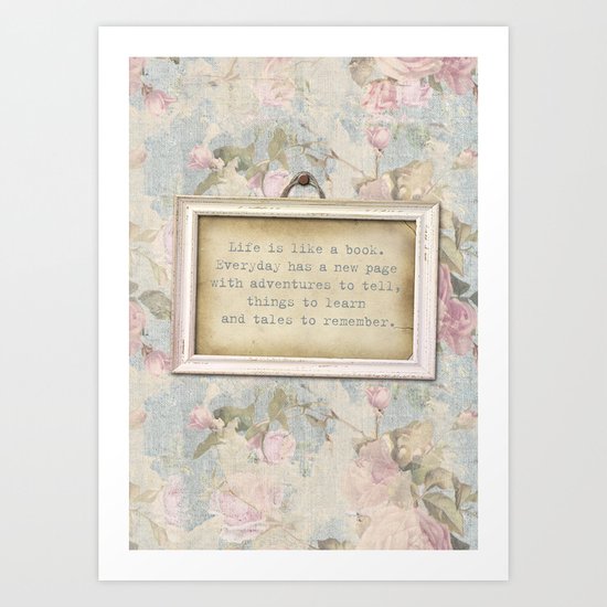 Faded Rose Art Print