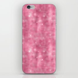 Glam Pink Diamond Shimmer Glitter iPhone Skin