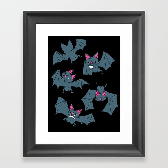 Bat Butts!!! Framed Art Print