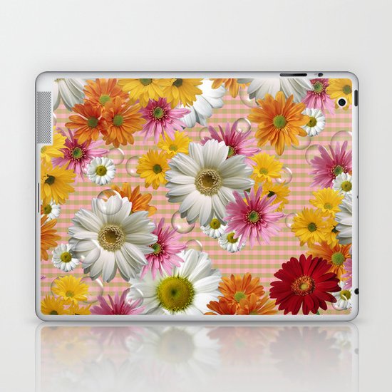 Retro Country Flowers Laptop & iPad Skin