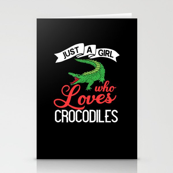 Crocodile Alligator Reptile Africa Animal Head Stationery Cards
