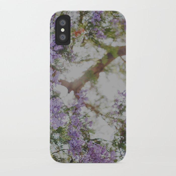 Purple Flowers Dream iPhone Case