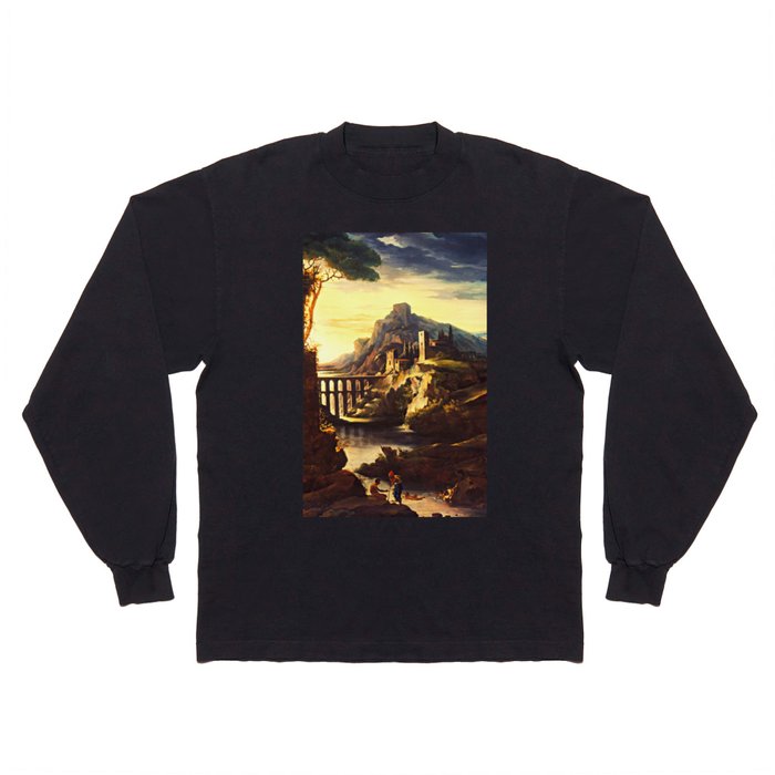 Evening: Landscape with an Aqueduct Long Sleeve T Shirt