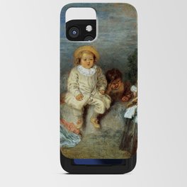 Antoine Watteau "Heureux age! Age d'or (Happy Age! Golden Age)" iPhone Card Case