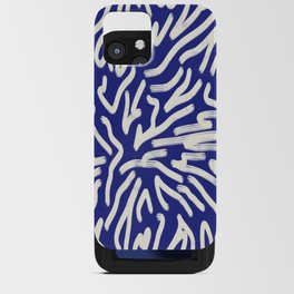 Scribble line abstract pattern  iPhone Card Case