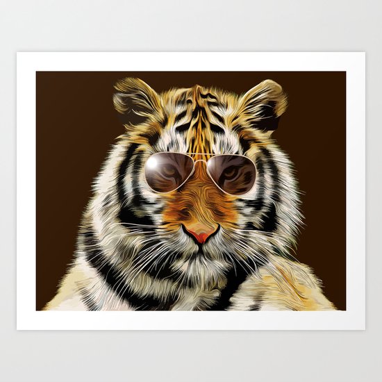 In the Eye of the Tiger Art Print