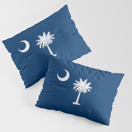 South Carolina Flag Pillow Sham | Graphicdesign, State, Flag, Palmtree, Southcarolinaflag, Moon, Southcarolina 
