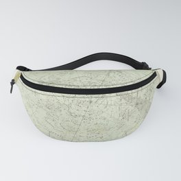 Vintage Astronomical Print - The Northern Night Sky Fanny Pack