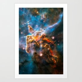 Carina Nebula, Galaxy Background, Universe Large Print, Space Wall Art Decor, Deep Space Poster Art Print