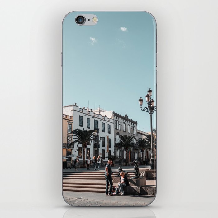 Spain Photography - Downtown In A City In Gran Canaria iPhone Skin
