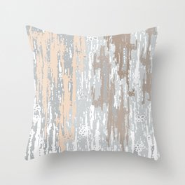 Grey brown Colors Gradient pattern.  light-grey, modern, decor, Society6 Throw Pillow