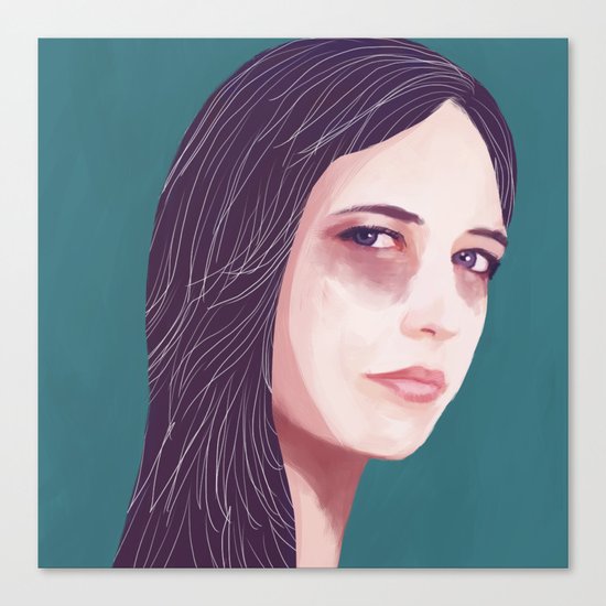 Eva Green Canvas Print