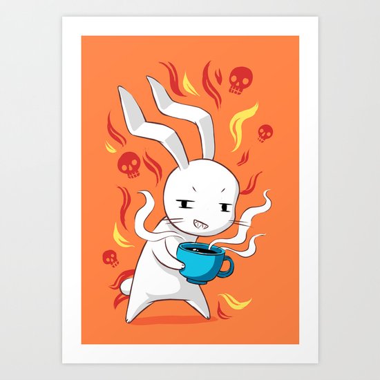 Caffeinated Art Print