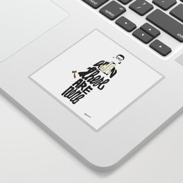 When There Are Nine | Ruth Bader Ginsburg Quote Sticker