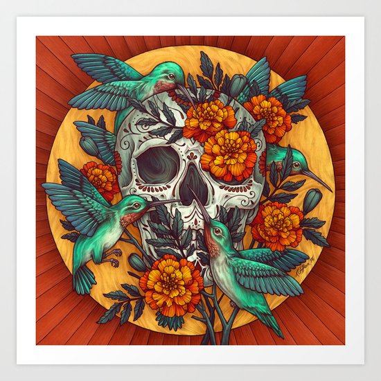 Dia de los Muertos Art Print